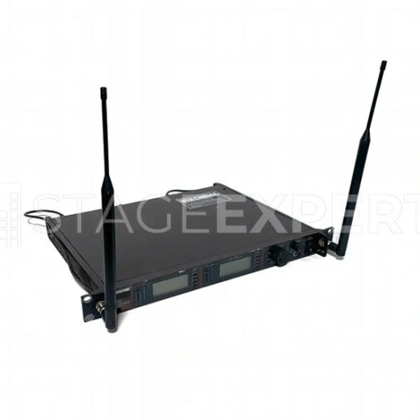 Shure UR4D+ H4E Dual Receiver (Used) – UHF-R Wireless