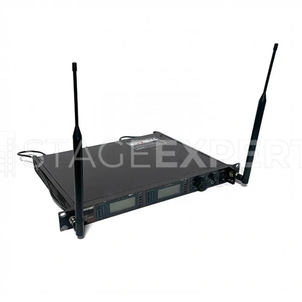 Shure UR4D+ H4E Dual UHF-R Wireless Receiver – Used Rackmount - Used Equipment