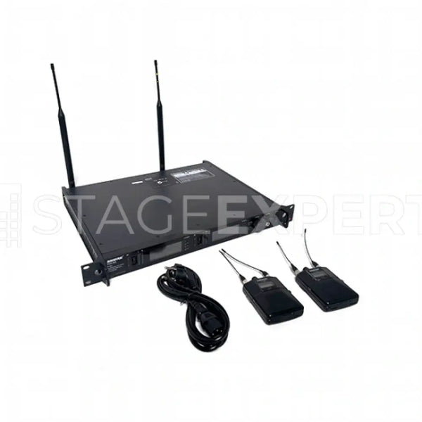 Shure P10 K10E IEM Set: P10TE Transmitter + 2x P10R (Used)