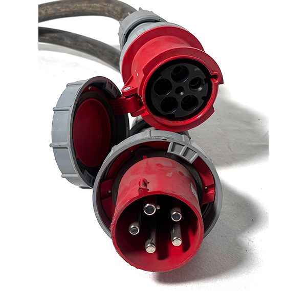 SE Misc 125A CEE Red Power Cable, 50m (5x25mm²)