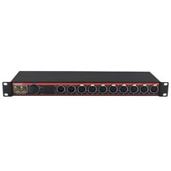 Martin XPD-28-5R DMX Splitter – 5-way, 1U rack, PowerCON