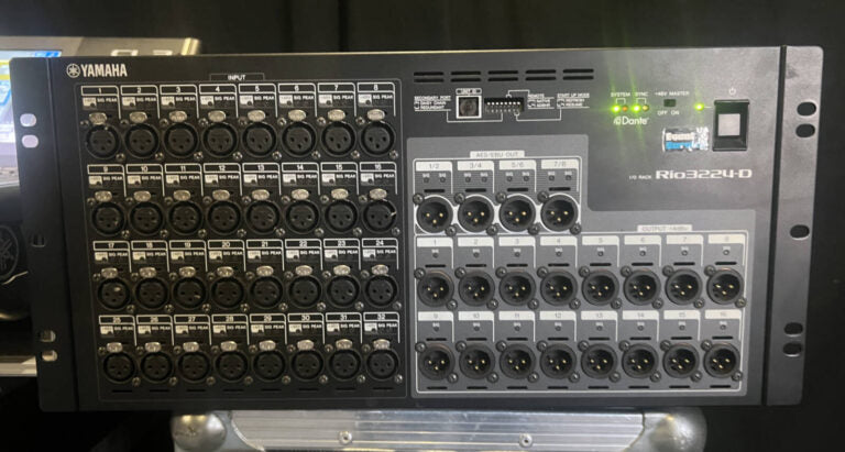 Yamaha CL3 with RIO3224-D & Waves Card Mixer Package