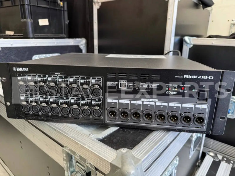 Yamaha Rio1606D Dante I/O Rack – 16 In / 8 Out Stagebox