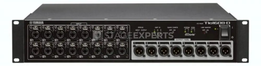 Yamaha Tio1608-D Dante Stagebox – 16 In / 8 Out I/O