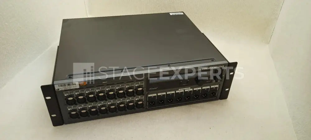 Yamaha Rio1608-D2 Dante Stagebox – 16x8 I/O, Dual PSU, Redundant