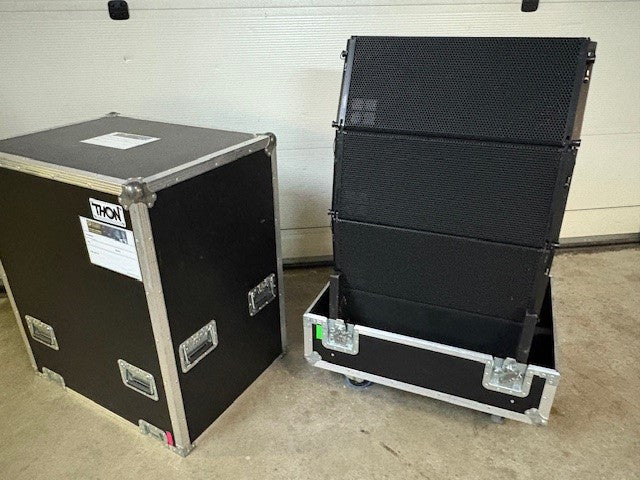 d&b audiotechnik Y8/Y12 set – 4x Y8 + 4x Y12 with cases