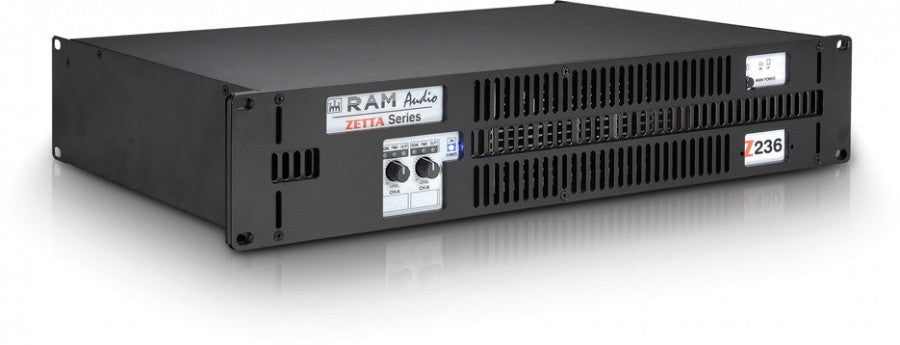 RAM Audio Zetta 236 Power Amplifier – 2x1750W @ 4Ω